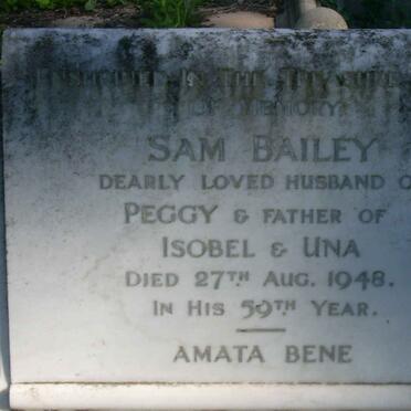 BAILEY Sam -1948