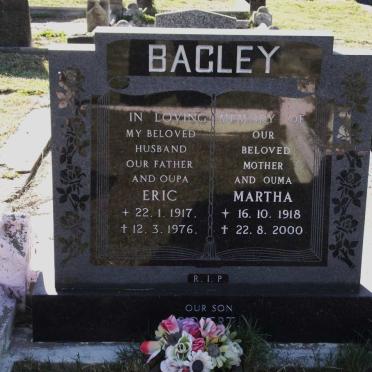 BAGLEY Eric 1917-1976 &amp; Martha 1918 - 2000 :: BAGLEY Robert