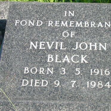 BLACK Neville John 1916-1984