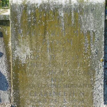 BLOOM Clarence H.N. 1908-1982 &amp; Margaret Mary McGRATH 1907-1981, 