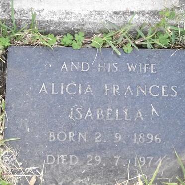 BLAIR Alicia Frances Isabella 1986-1974