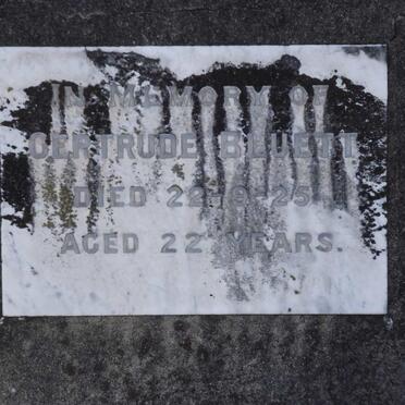 BLUETT Gertrude -1925