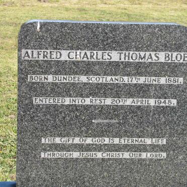 BLOE Alfred Charles Thomas 1881-1948