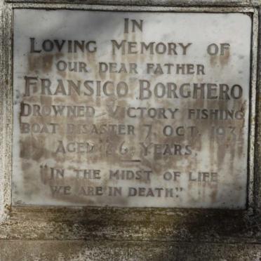 BORGHERO Francisco -1931