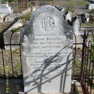 BOWERS John 1830-1911 &amp; Susan 1837-1906