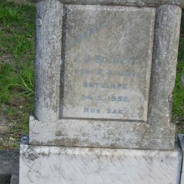 BOSHOFF J.J. 1902-1952