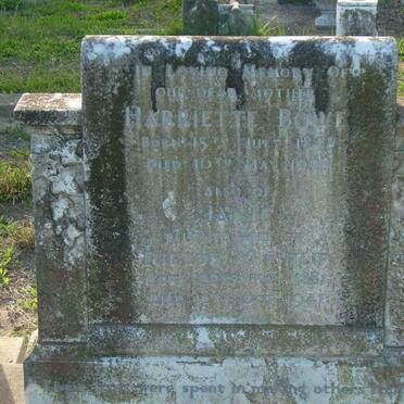 BOWE Harriette 1848-1928 :: PHILIP Janie 1881-1941