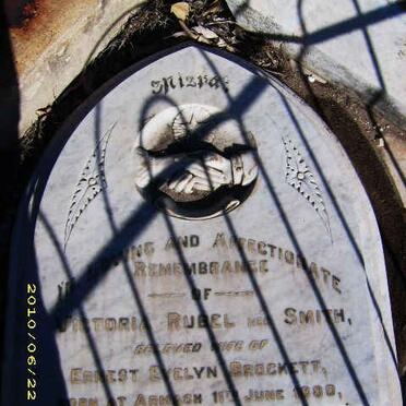 BROCKETT Victoria Rubel nee SMITH 1880-1902