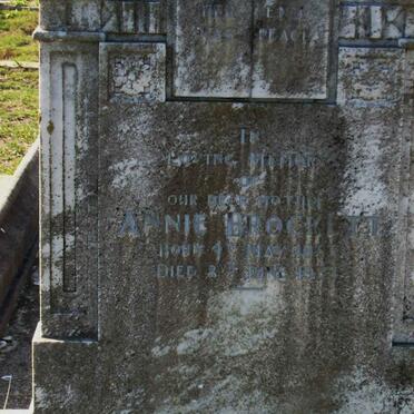 BROCKETT Annie 1855-1933