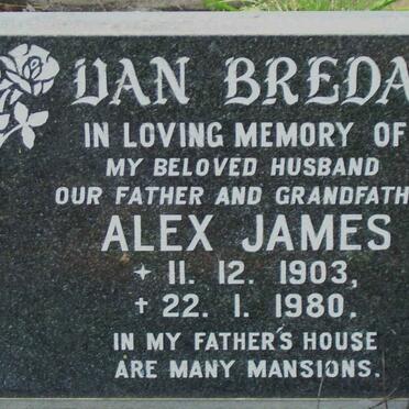 BREDA Alex James, van 1903-1980