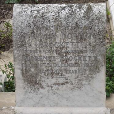 BROCKETT Arthur Norman -1934