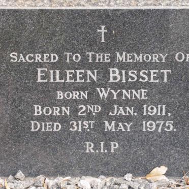 BISSETT Eileen nee WYNNE 1911-1975