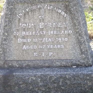 BIRNEY John -1930