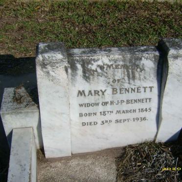 BENNETT Mary 1845-1936
