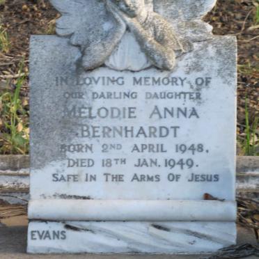 BERNHARDT Melodie Anna 1948-1949