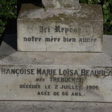 BEAUBLANC Francoise Marie Loisa nee TREBUCHET -1909
