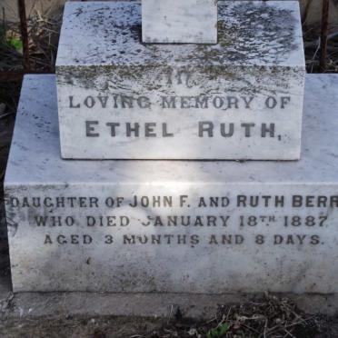 BERRY Ethel Ruth -1887