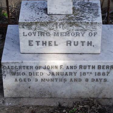 BERRY Ethel Ruth -1887