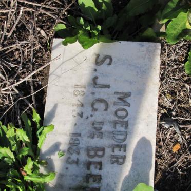 BEER S.J.G., de 1843-1933