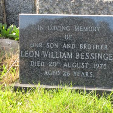 BESSINGER Leon William -1975