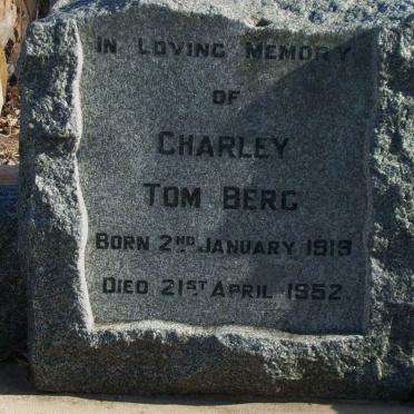 BERG Charley Tom 1919-1952