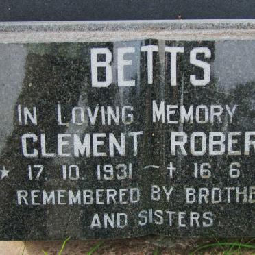BETTS Clement Robert 1931-1980