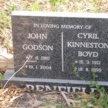 BENFIELD John Godson 1910-2004 :: BENFIELD Cyril Kinneston Boyd 1912-1999