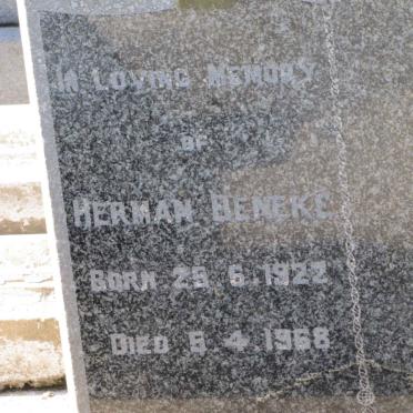 BENEKE Herman 1922-1968