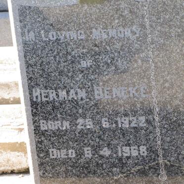 BENEKE Herman 1922-1968