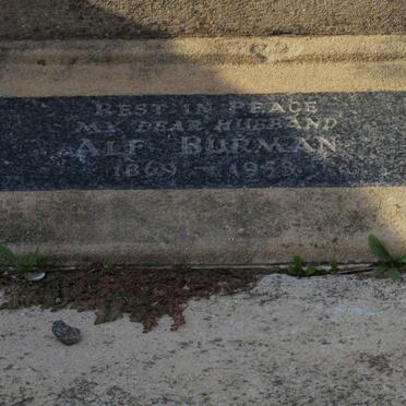 BURMAN Alf 1869-1953