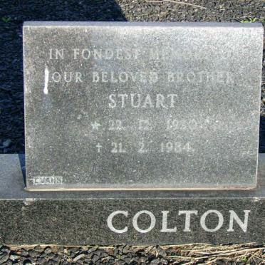 COLTON Stuart 1930-1984