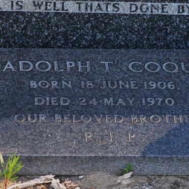 COQUI Adolph T. 1906-1970
