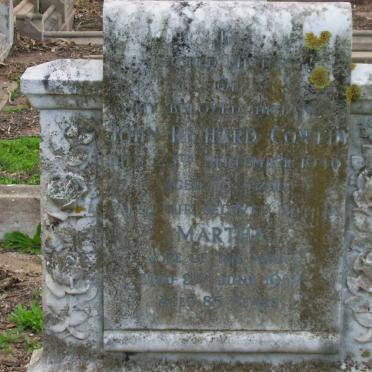 COWLIN John Richard -1946 &amp; Martha -195?
