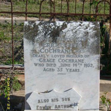 COCHRANE Eric Fisher -1932 :: COCHRANE Edwin Arthur