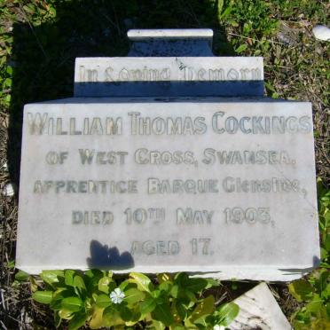 COCKINGS William Thomas -1903
