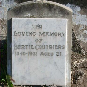 COUTRIERS Bertie -1931