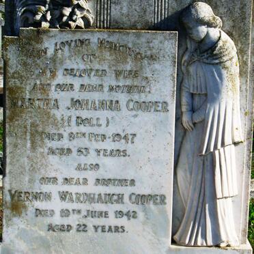 COOPER Martha Johanna -1947 :: COOPER Vernon Wardhaugh -1942