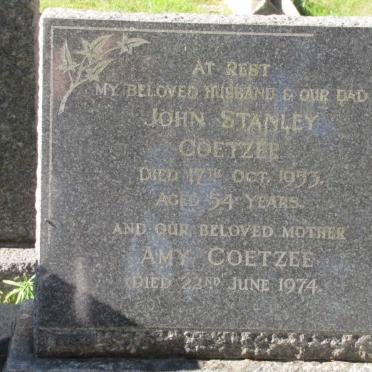 COETZEE John Stanley -1953 &amp; Amy -1974