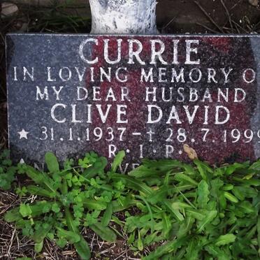 CURRIE Clive David 1937-1999