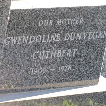 CUTHBERT Gwendoline Dunvegan 1909-1976