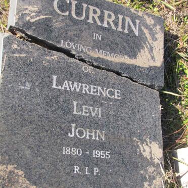 CURRIN Lawrence Levi John 1880-1955