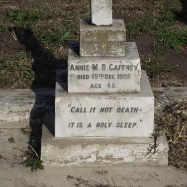 CAFFNEY Annie M. B.  -1906