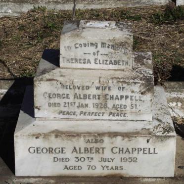 CHAPPELL George Albert -1952 &amp; Theresa Elizabeth -1926
