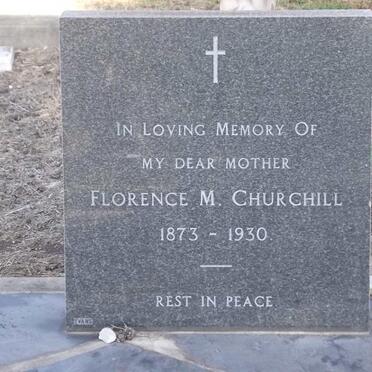 CHURCHILL Florence M. 1873-1930