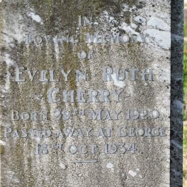 CHERRY Evelyn Ruth 1920-1934