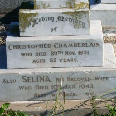 CHAMBERLAIN Christopher -1931 &amp; Selina -1943