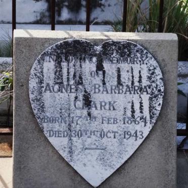 CLARK Agnes Barbara 1864-1943