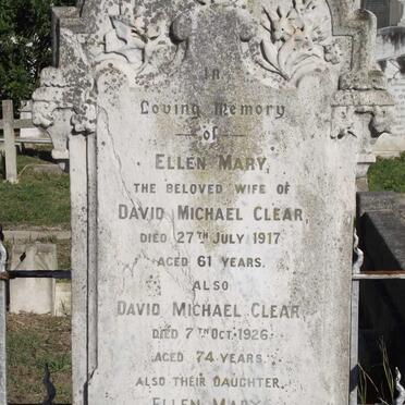 CLEAR David Michael -1926 &amp; Ellen Mary -1917 :: CLEAR Ellen Mary -1957