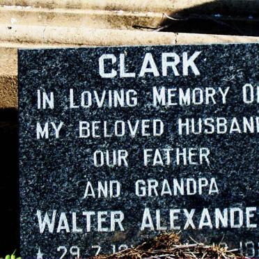 CLARK Walter Alexander 1919-1981