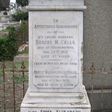 CELLS Robert M. -1912 &amp; Emma Elizabeth -1954 :: CELLS Robert William -1918